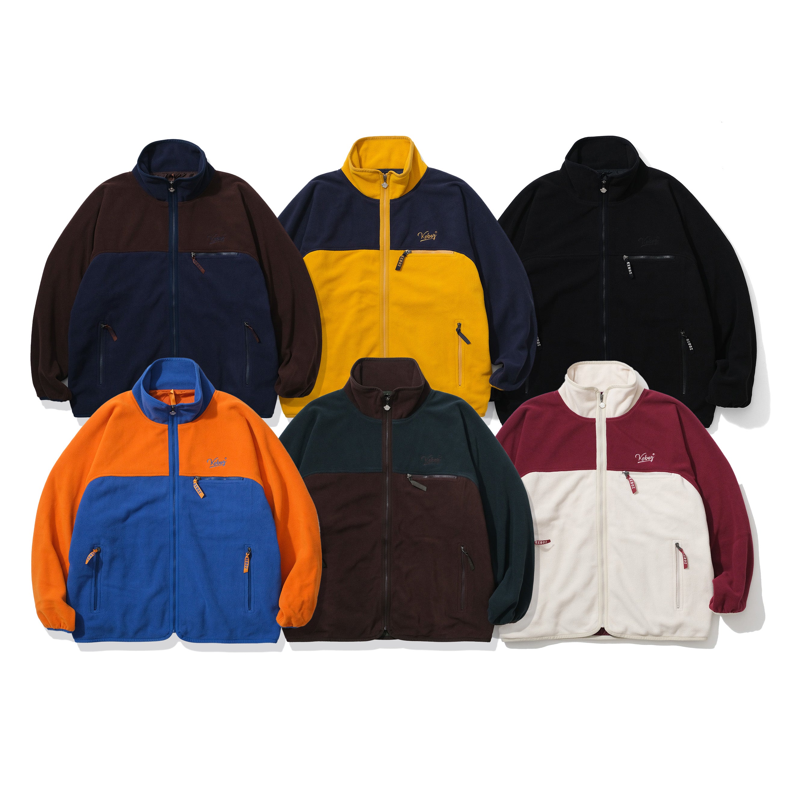 2 TONE CORDUROY TRACK JACKET