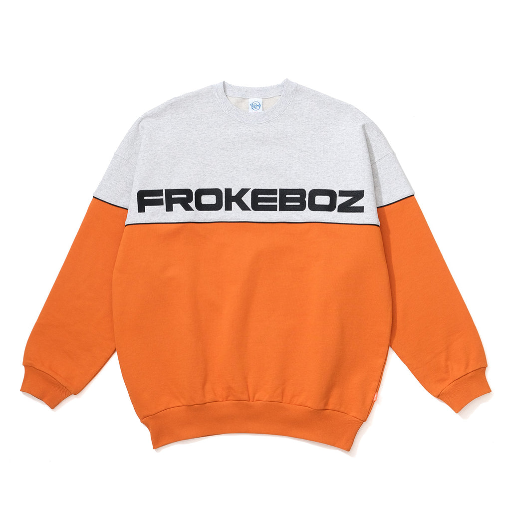 ケボズ】keboz × froclub sweat crewneck Mサイズ 【楽ギフ_のし宛書