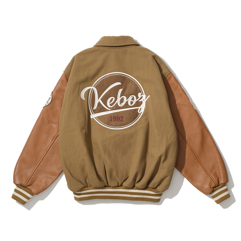 KEBOZ MELTON STADIUM JACKET グリーン フリークスストア ジャケット