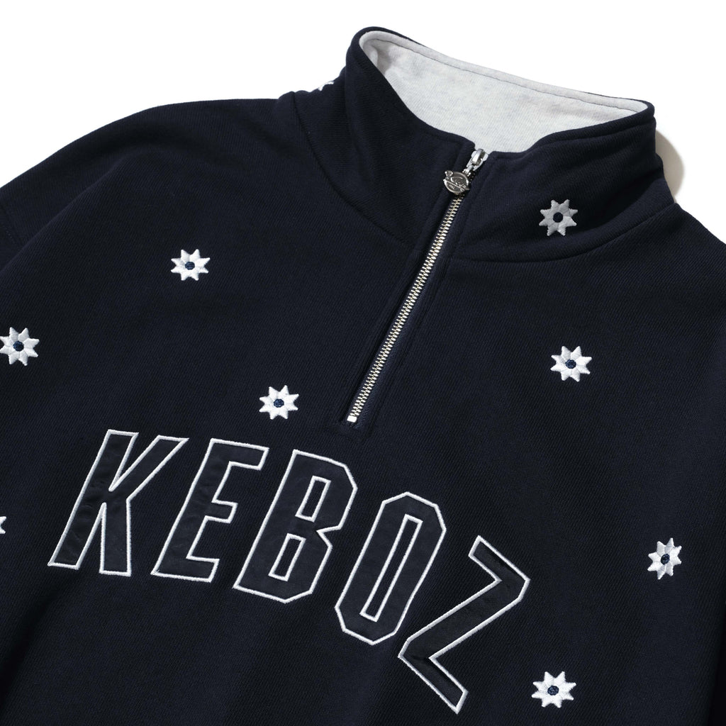 最新グッズがいっぱい KEBOZ ハーフジップ 白 - トップス