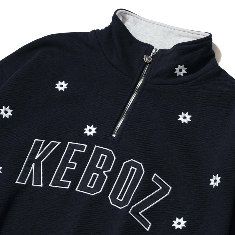 【美品】ケボズ　keboz×nickgearハーフジップ 即完モデル XL