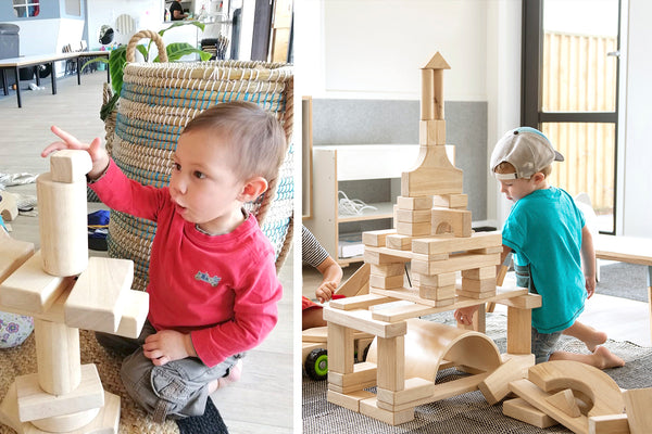 Kids wooden blocks