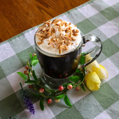 amana maifest almond coffee drink