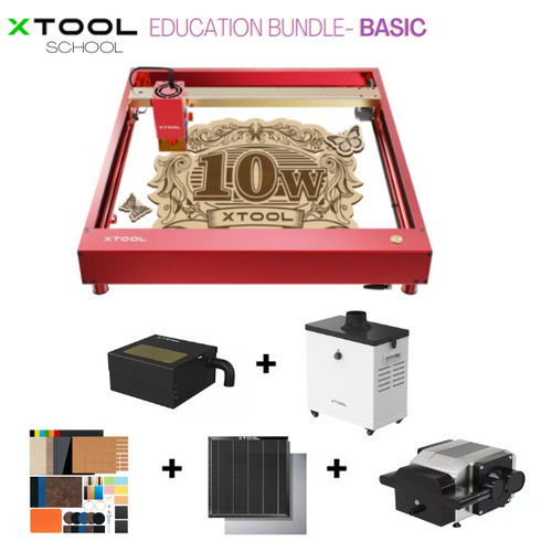 xTool D1-Pro 20W Laser Cutter/Engraver Educational Bundle-Premier