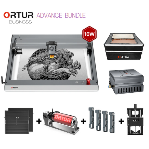  ORTUR Laser Master 3 Laser Engraver, 10W Higher Accuracy Laser  Cutter, 20000mm/min Engraving Speed and App Control Laser Engraver for Wood  and Metal, 15.75x15.75 (The top-of-The-Range Version)