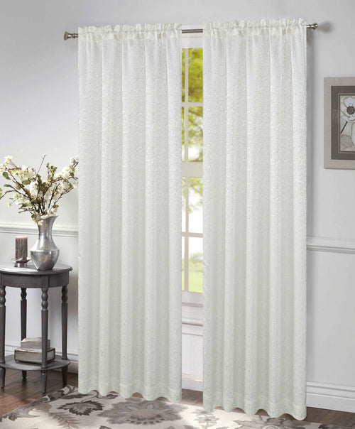 “Angelina “ flower curtain panel