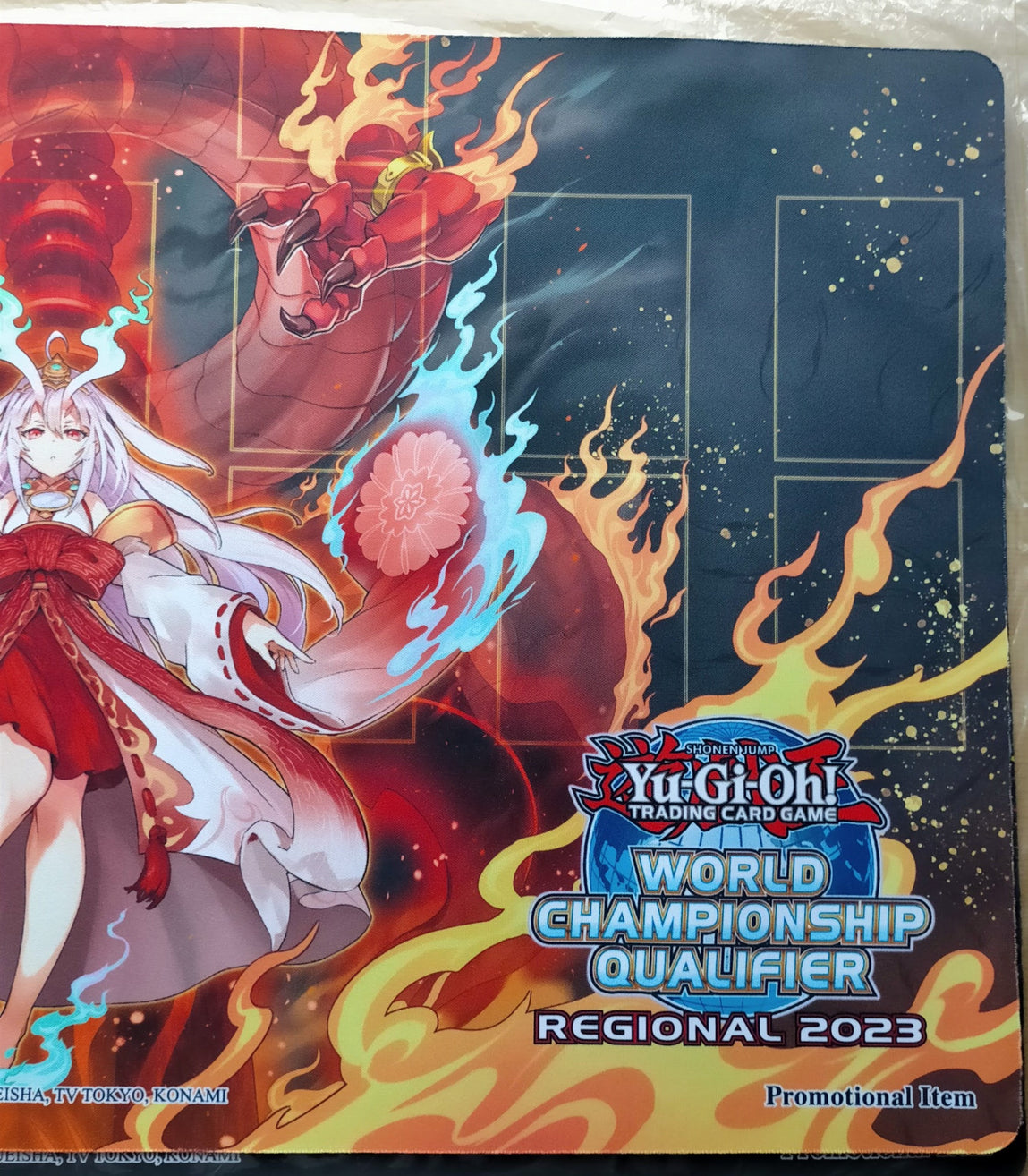 遊戯王 公式 WCQ REGIONAL 2023 倶利伽羅天童 プレイマット – トレカ屋