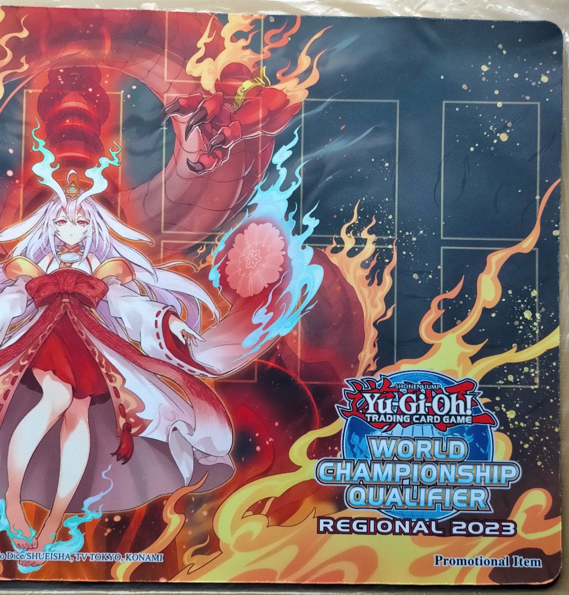 遊戯王 公式 WCQ REGIONAL 2023 倶利伽羅天童 プレイマット – トレカ屋