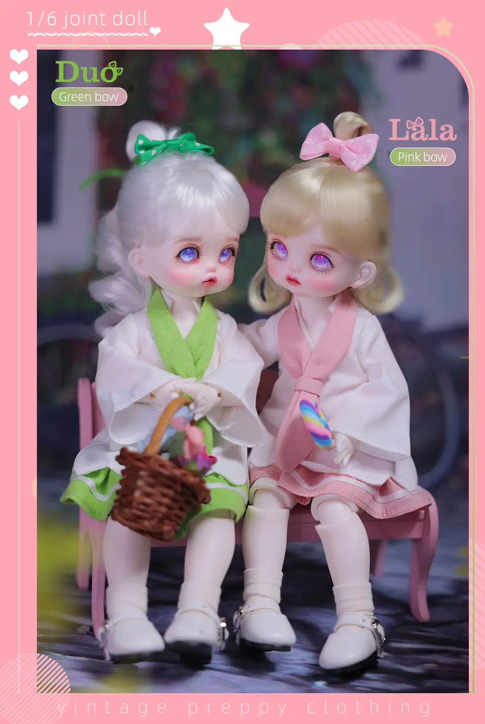 Collectible BJD doll Duo or Lala 1/6