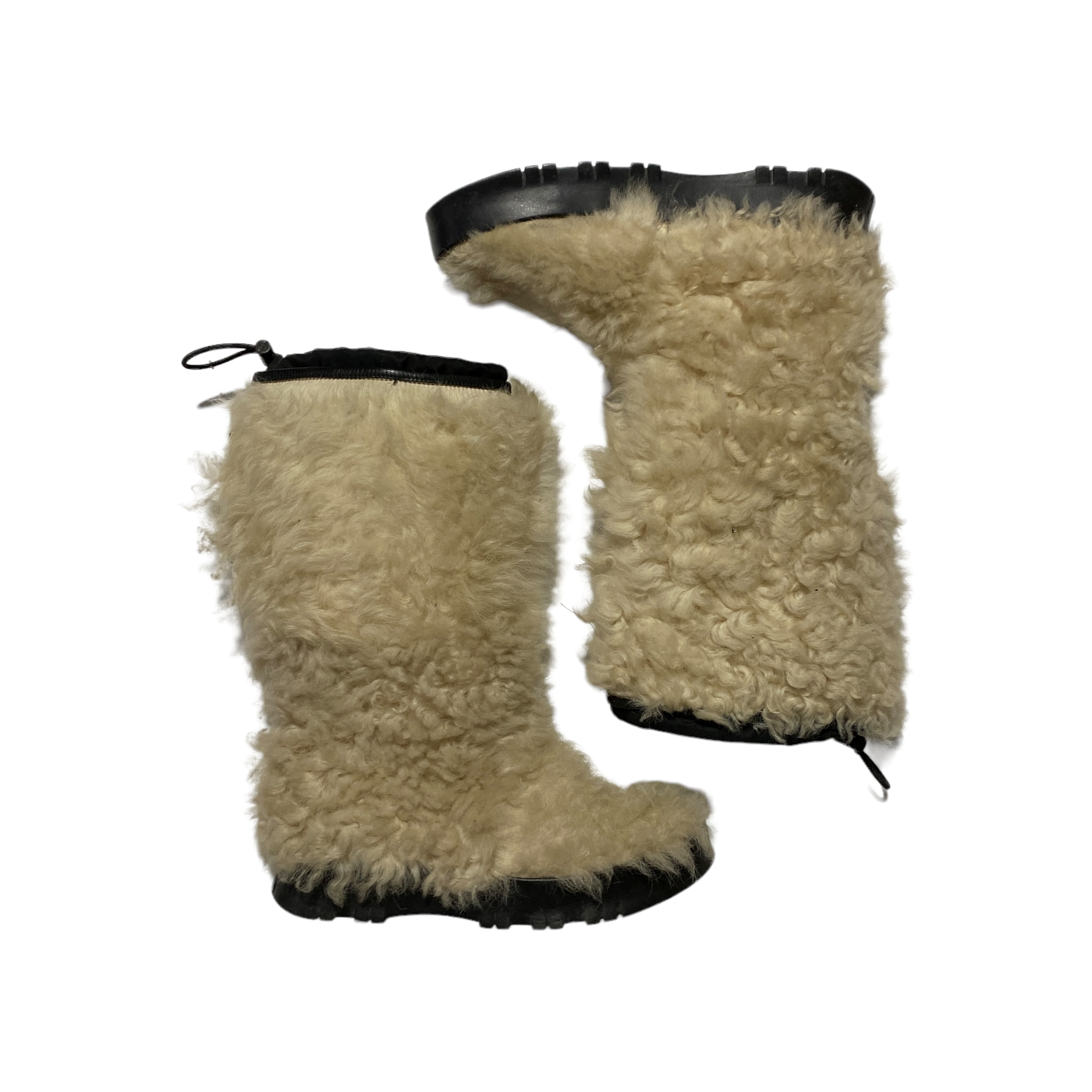 00´S Prada Faux Fur Boots (38/39) – Bintagged