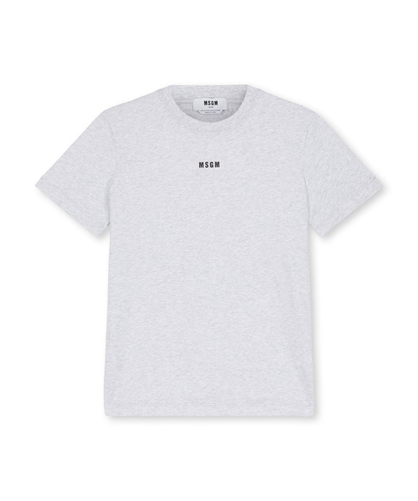 MSGM 티셔츠 Cotton T-shirt with micro logo