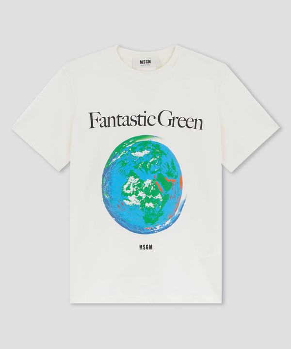 MSGM 티셔츠 T-shirt in solid colors Fantastic Green