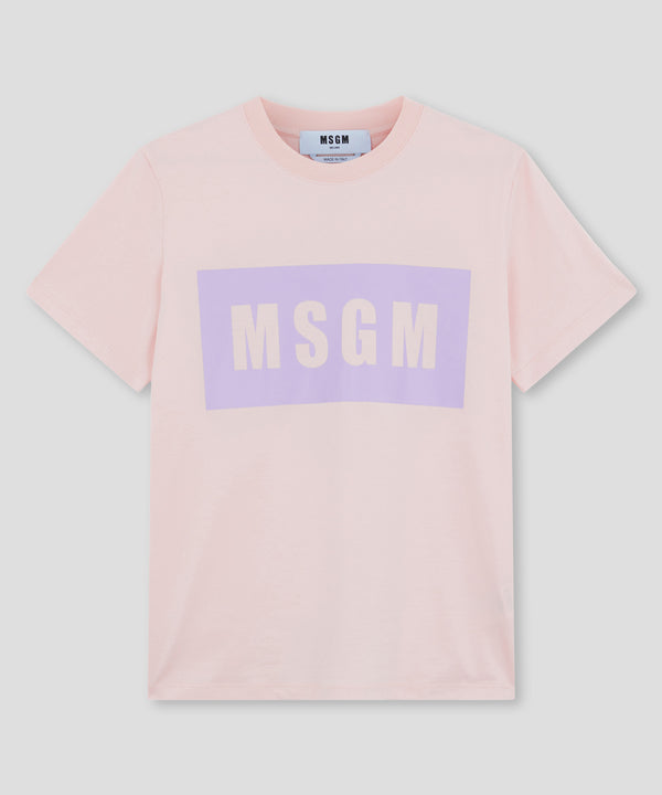 MSGM 티셔츠 Short-sleeved T-shirt with MSGM box logo