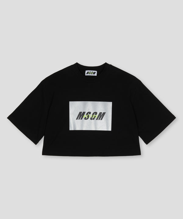 MSGM 티셔츠 Activewear cropped t-shirt