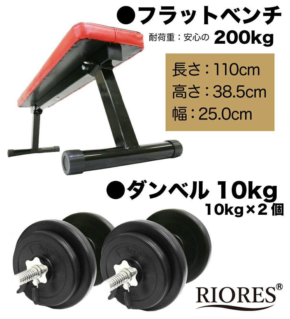 RIORES ダンベルプレートセット