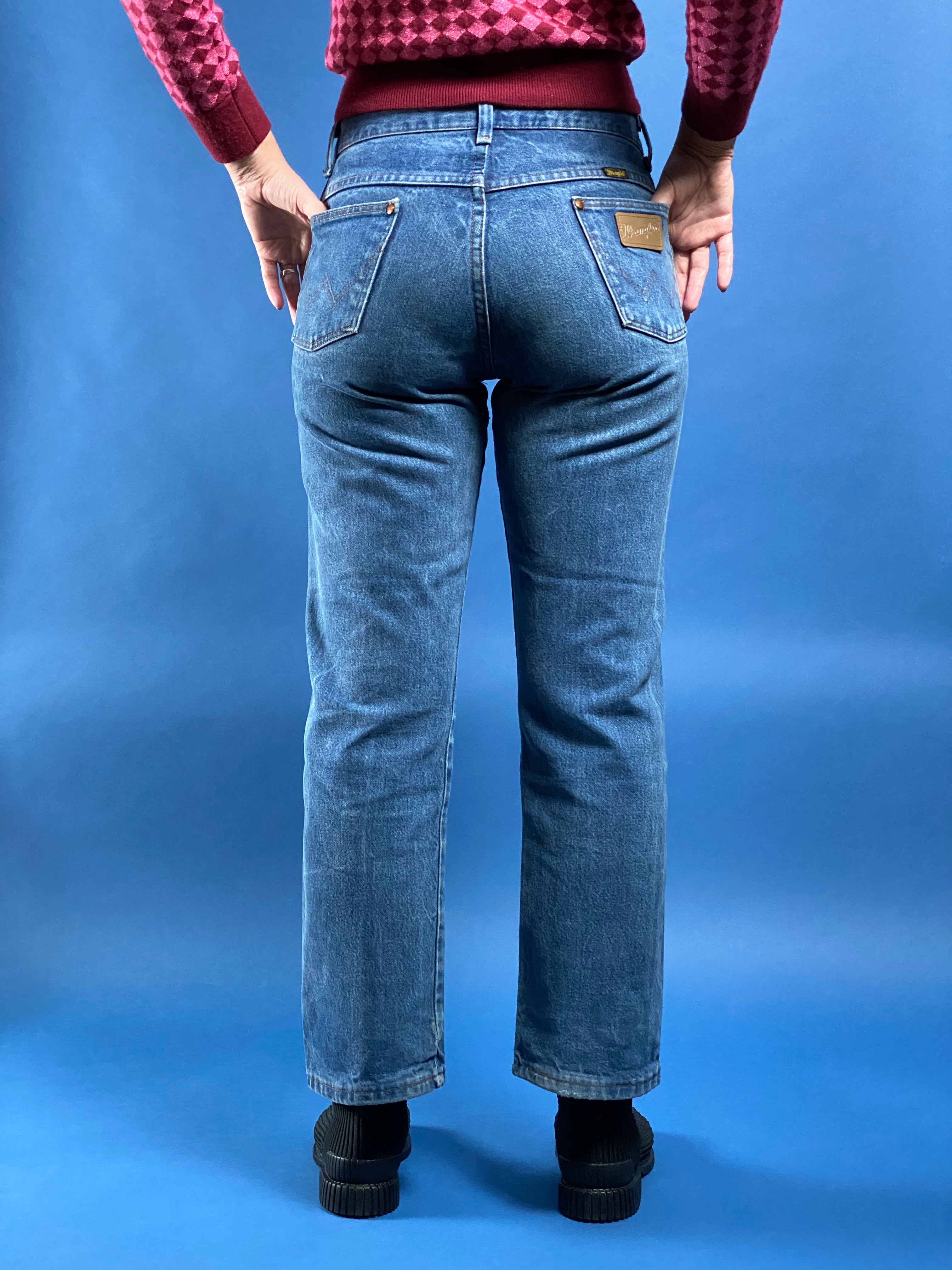 Vintage 1970s Western WRANGLER Jeans – Inky Depths