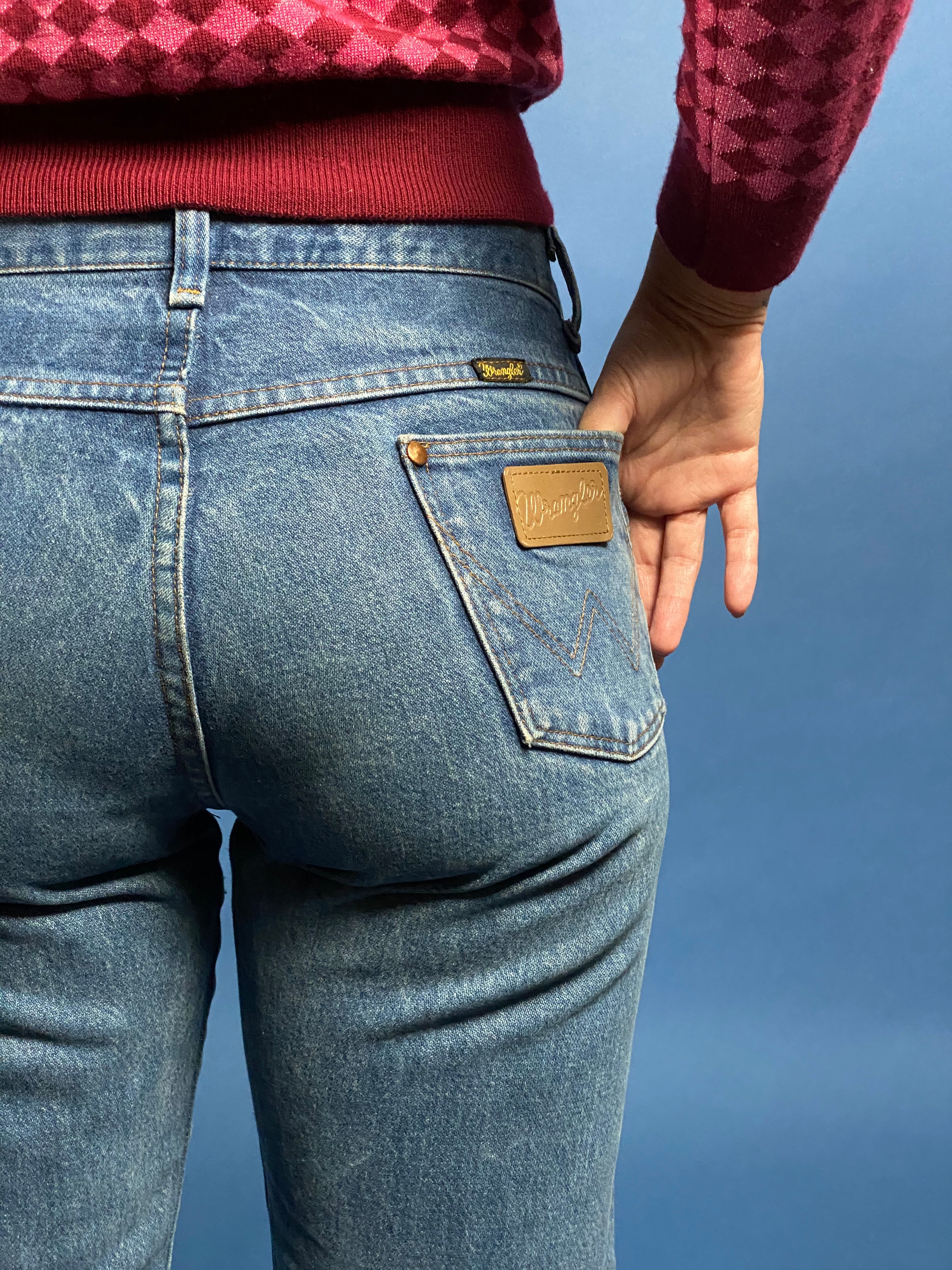 Vintage 1970s Western WRANGLER Jeans – Inky Depths