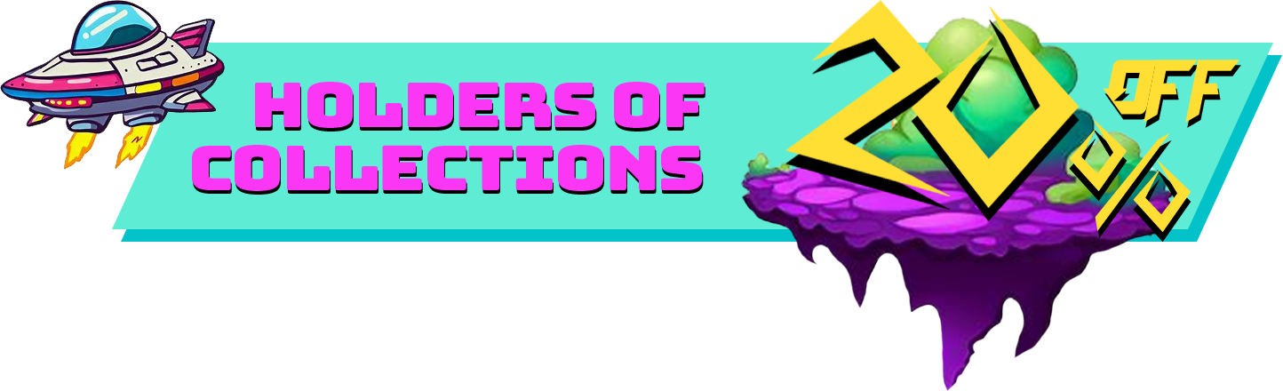 20% OFF COLLECTION HOLDERS FOR THE FOLLOWING COLLECTIONS - BANNER TO REPRESENT