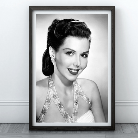 ANN MILLER MONOCHROME VINTAGE IMAGE