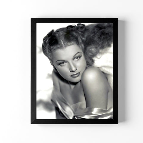 This exclusive Ann Sheridan Vintage Collection print on canvas is printed with archival inks on museum-grade cotton canvas, guaranteed to last for 75 years. Featuring a stunning, high-resolution image of the legendary American actress and singer, this artwork adds classic style and beauty to any room.