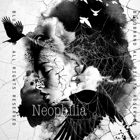 Neophilia is a luxurious artwork that speaks to a restless spirit of exploration. It is crafted to convey its unique message to those who understand its artistry and sophistication, featuring a bold depiction of constantly looking for new desires.  BLU3BRAND COPYRIGHTED EXCLUSIVE, DO NOT DUPLICATE IT WITHOUT PERMISSION.