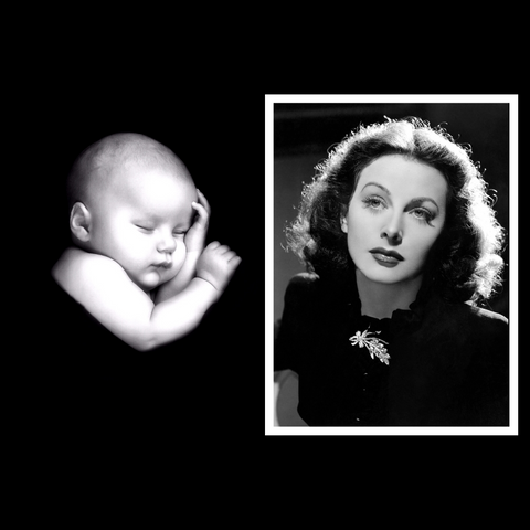 HEDWIG EVA MARIA KIESLER AKA HEDY LAMARR VINTAGE PRINT