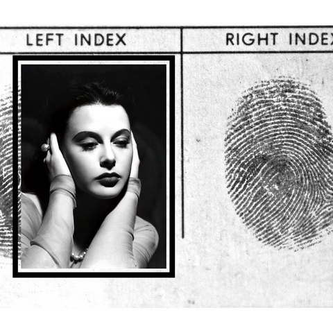 HEDWIG EVA MARIA KIESLER AKA HEDY LAMARR VINTAGE PRINT