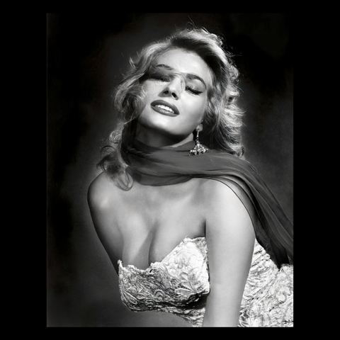 KERSTIN ANITA MARIANNE EKBERG VINTAGE CANVAS PRINT