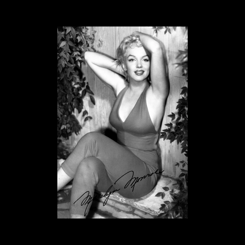 MARILYN MONROE IN BEAUTIFUL DRESS RETRO CANVAS PRINT