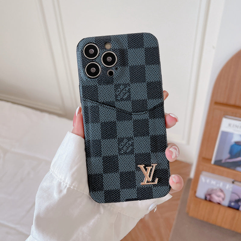 Louie Brown Checkered Case