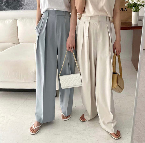 Korean Style Casual Wide Pants – MyDearCloset