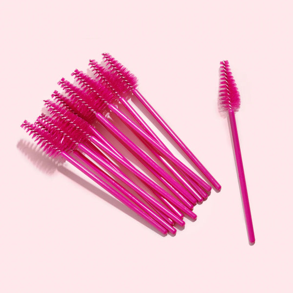 Pink Spoolie Brushes