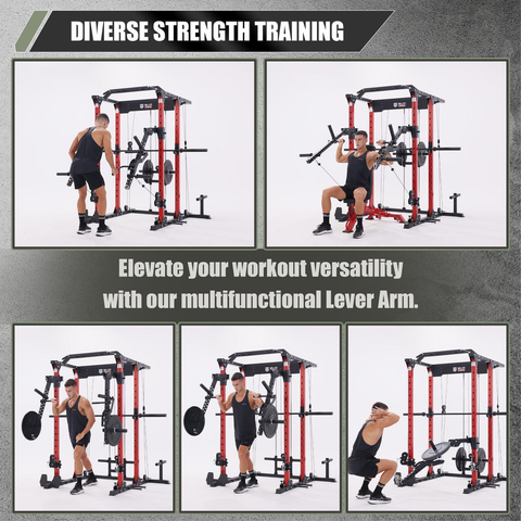 Our Lever Arms unlock a whole range of exercises for your rack!