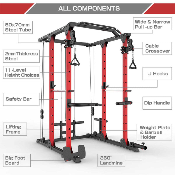 major lutie power rack plm03 detailed information