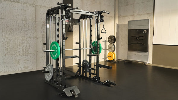 Major Fitness Smith machine in home gym