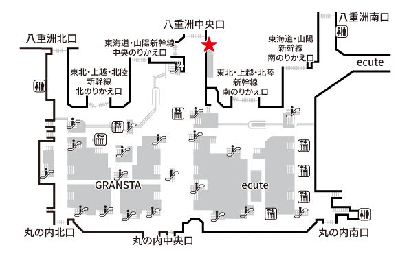 東京駅構内図