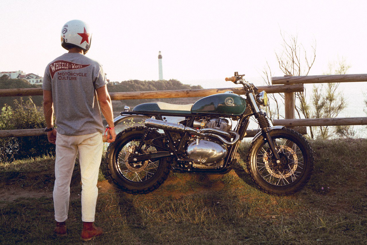 Royal Enfield Interceptor 650 Custom Rodas e ondas por Cafe Twin Para as juntas dos dedos