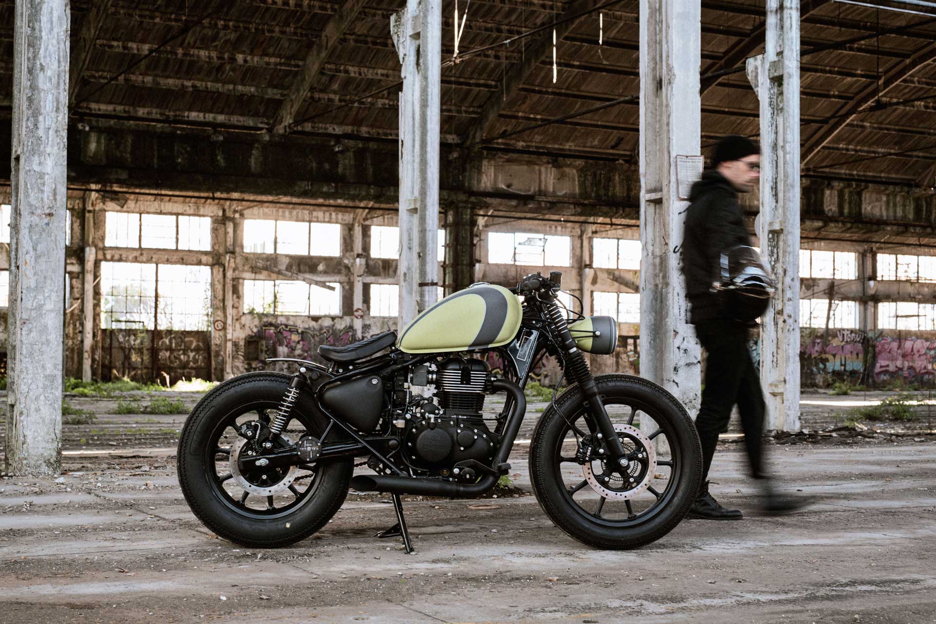 Meteor 350 Custom "Chimère" par Cafe Twin