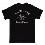 T-shirt Cafe Twin The black dreamers