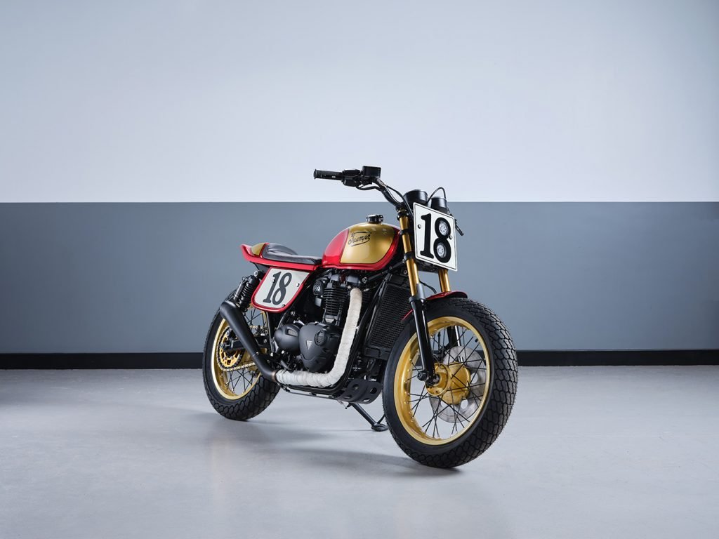 Bonneville Custom Flat track