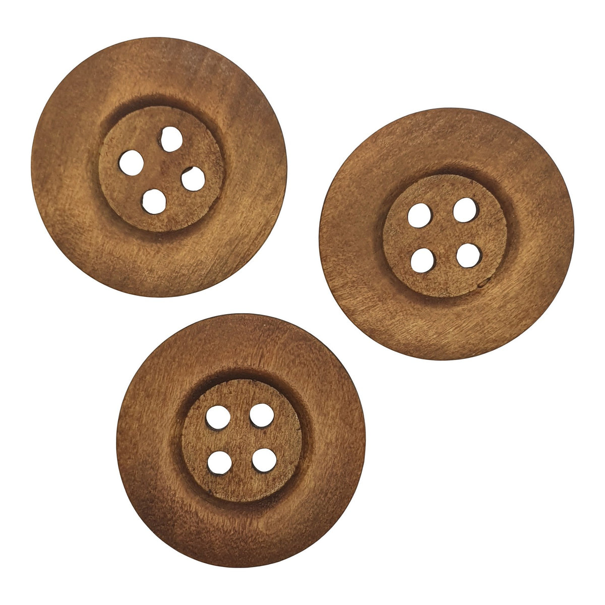 Giant 50mm Wooden Buttons – RJ's Crafts