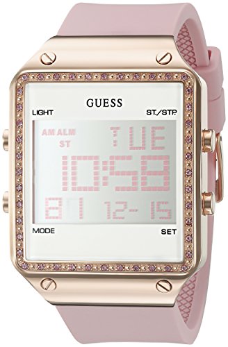 guess gold digital watch