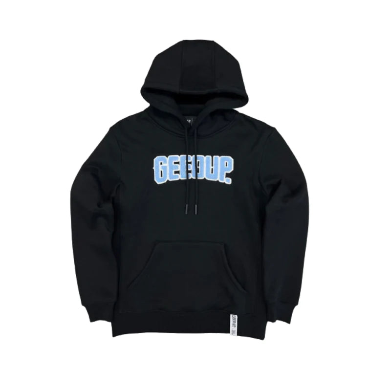 GeedUp Co 'PLAY FOR KEEPS' Hoodie 'Black Baby Blue' – TheNotion