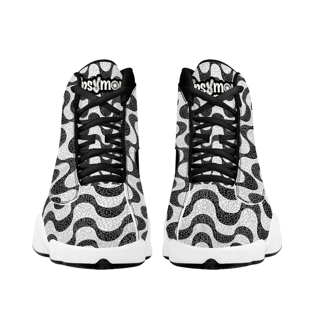 cow print basketball shoes