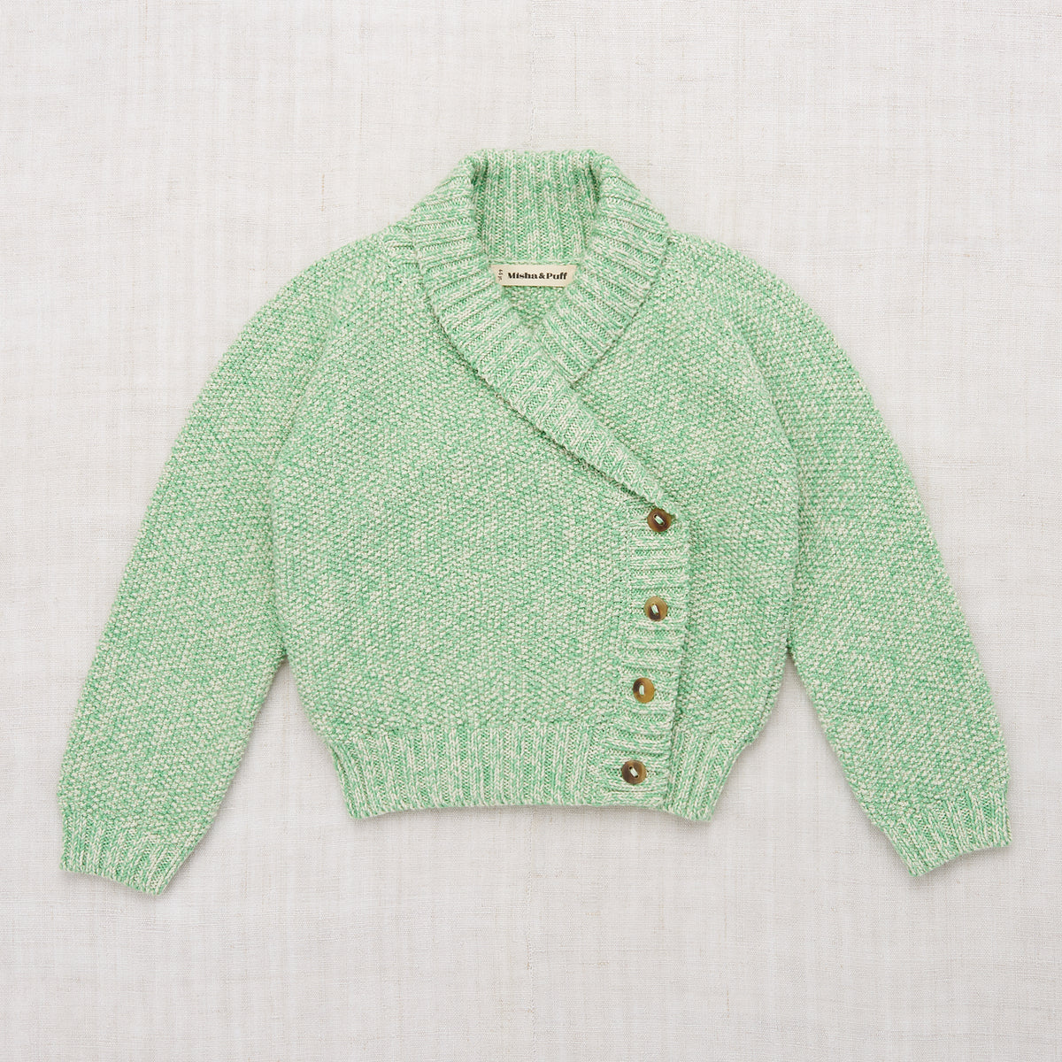 話題の人気 Cardigan misha&puff□popcorn cardigan□celery キッズ服