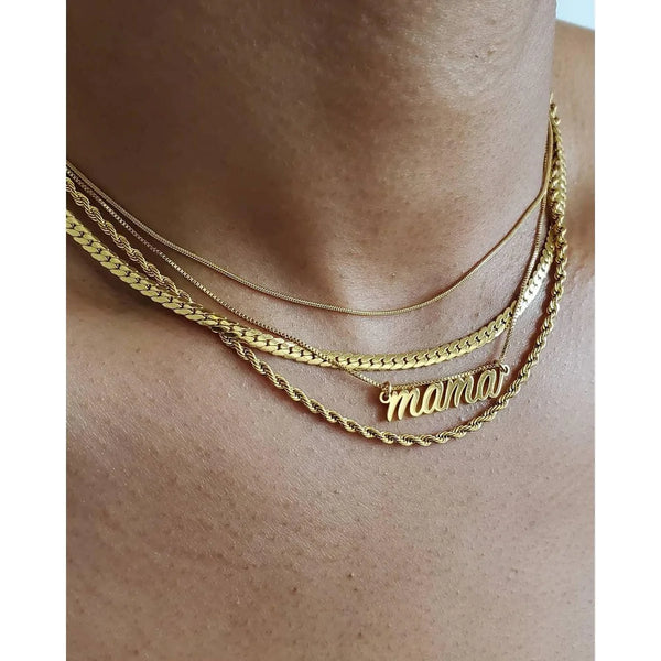 gold necklaces