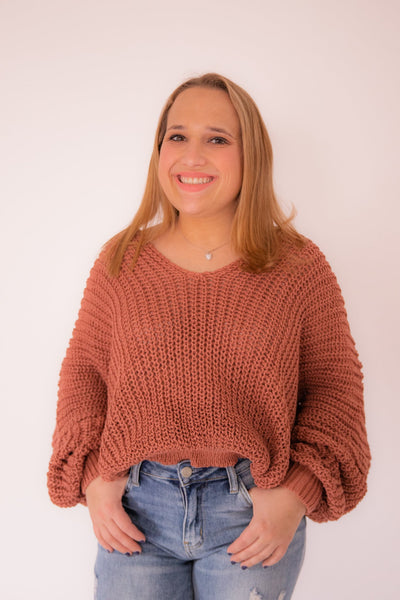 Dusty Cedar Sweater