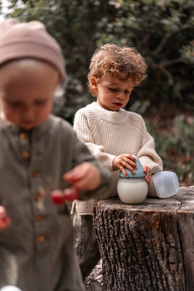 das ganze Herbstgemüse und die Élhée-Flasche für Ihr Baby