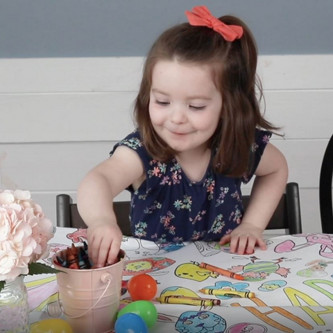 Coloring Tablecloth