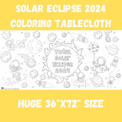 total solar eclipse 2024 coloring